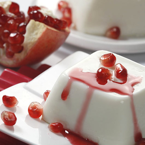 Panakota z granatnim jabolkom