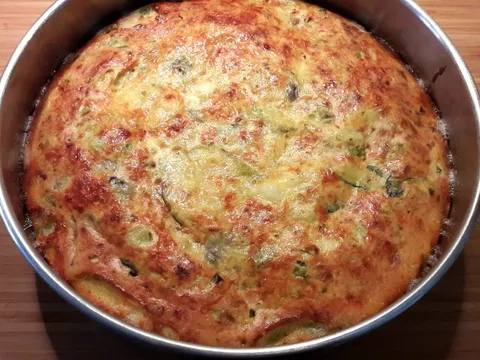Souffle od poriluka, tikvice i gljiva