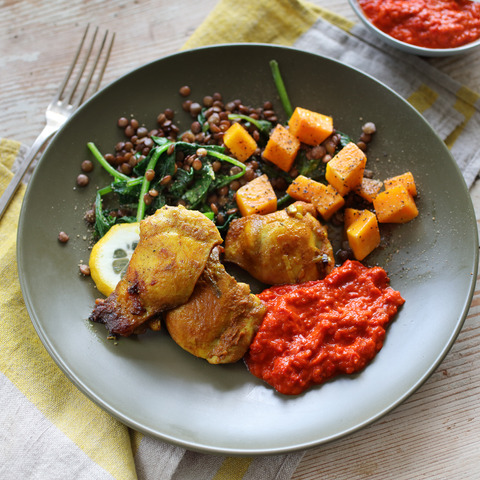 Kuřecí se zeleninou a dýní