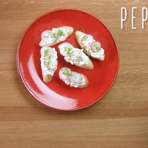 Jarní ředkvičková pomazánka