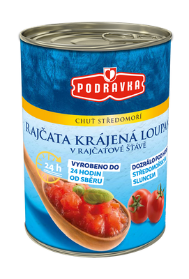 Rajčata krájená loupaná