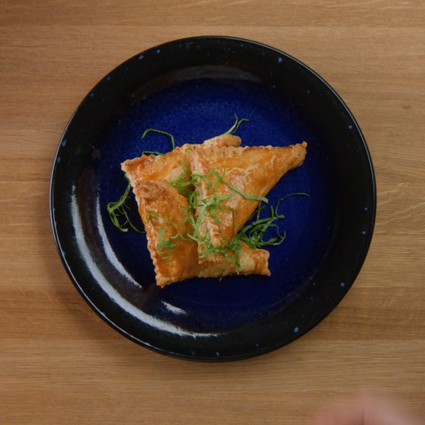 Šátečky s chřestem a sýrem