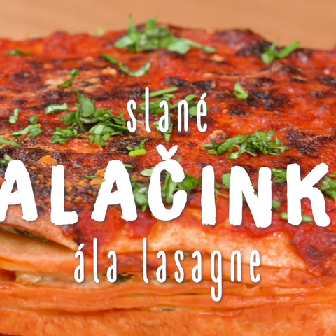 Slané palačinky ála lasagne s Ajvarem