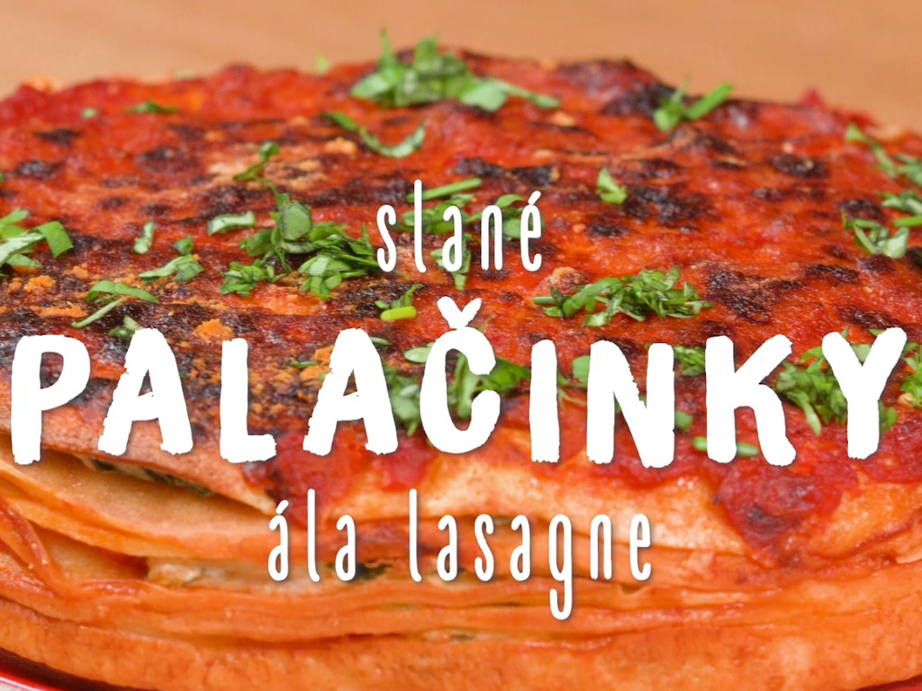 Slané palačinky ála lasagne s Ajvarem