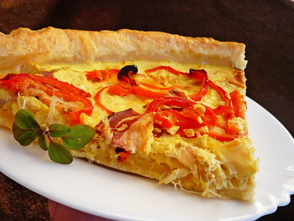 Quiche sa bakalarom