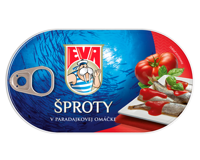 EVA Šproty v paradajkovej omáčke