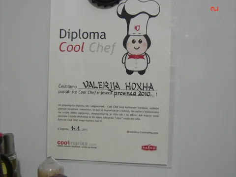 U kuhinji uvjek u drustvu Diplome Cool Chef