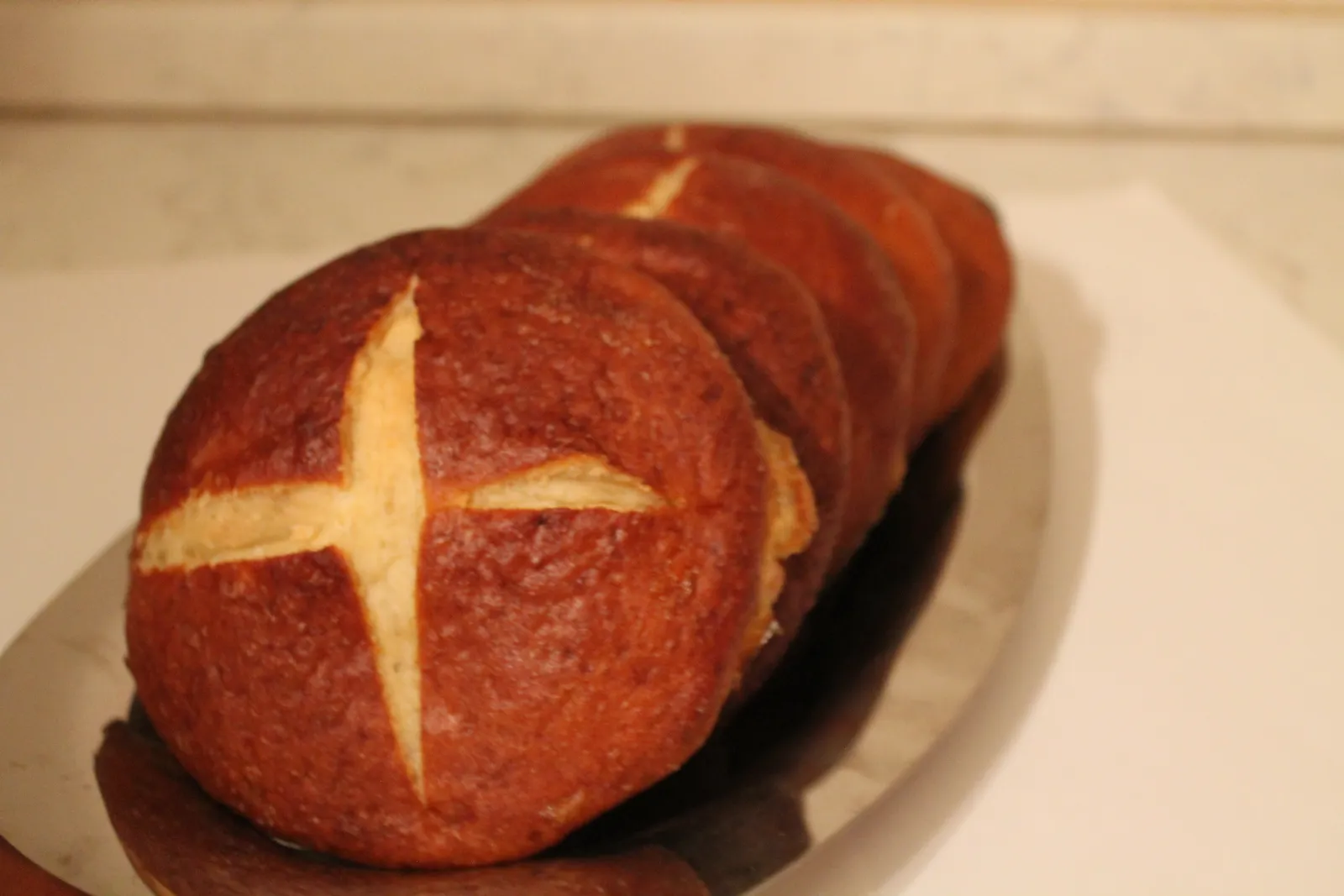 Pretzel rolls