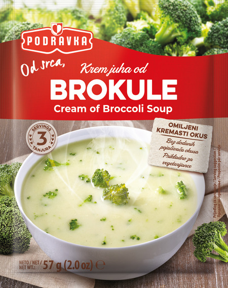 Cream of broccoli soup