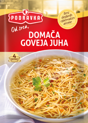 Domača goveja juha
