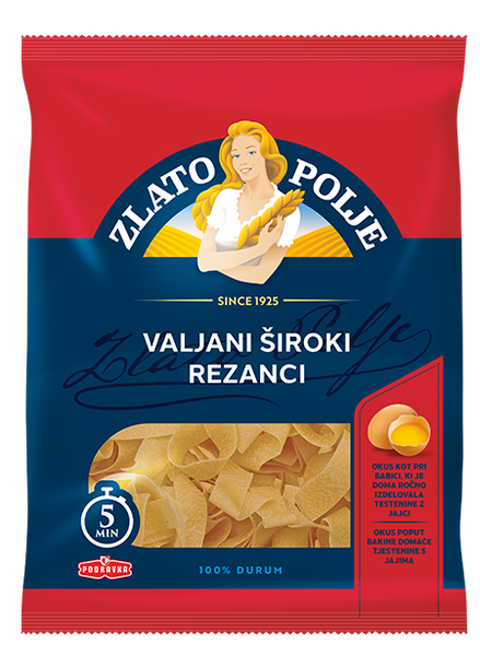 Valjani široki rezanci 400g