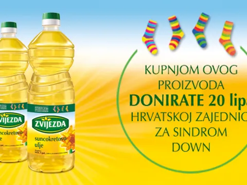 Kupnjom Zvijezdinog suncokretovog ulja pomažete djeci sa sindromom Down