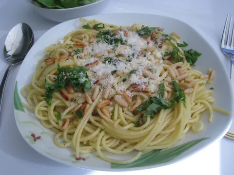 Spageti sa maslinovim uljem
