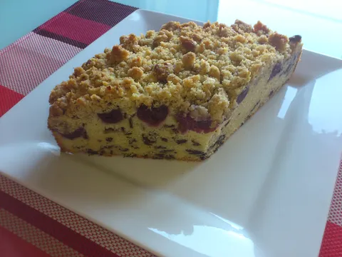 Stracciatella kolač sa trešnjama