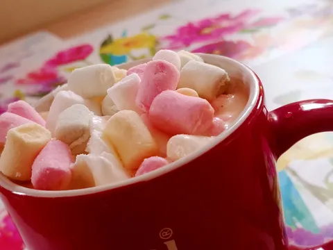 Coffee with marshmellow