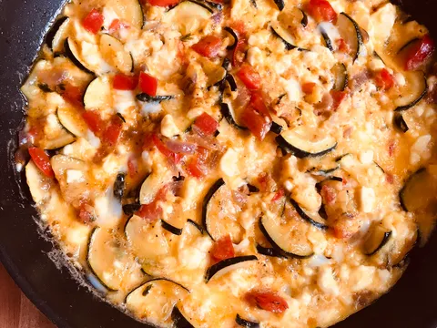 Fritata sa tikvicama