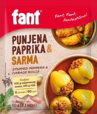 Fant seasoning mix for stuffed peppers and cabbage