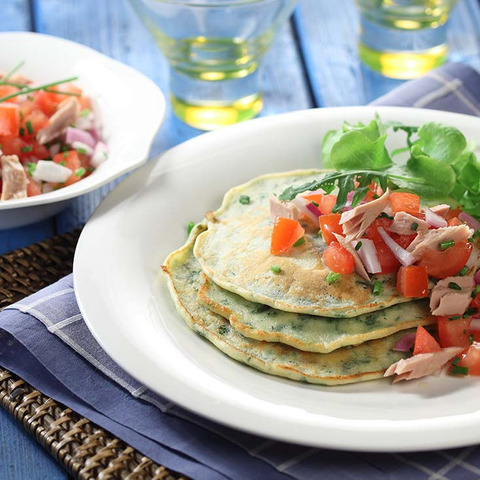 Mediteranske zelene palačinke