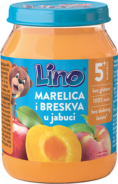 Lino marelica i breskva u jabuci