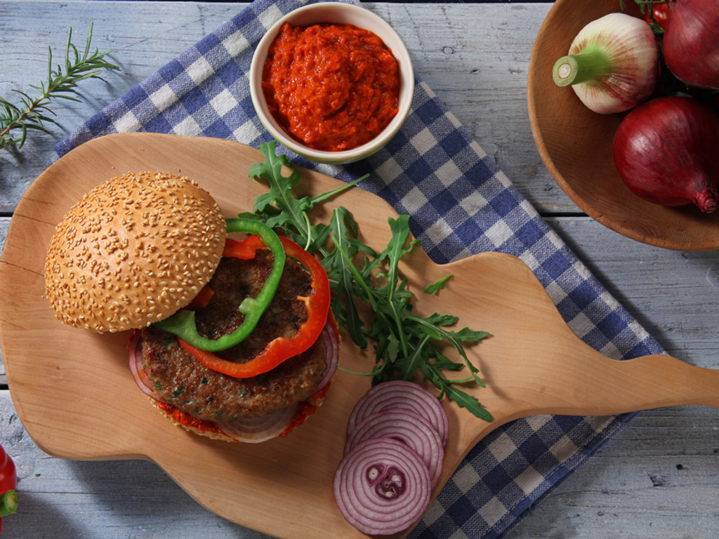 Krůtí hamburger
