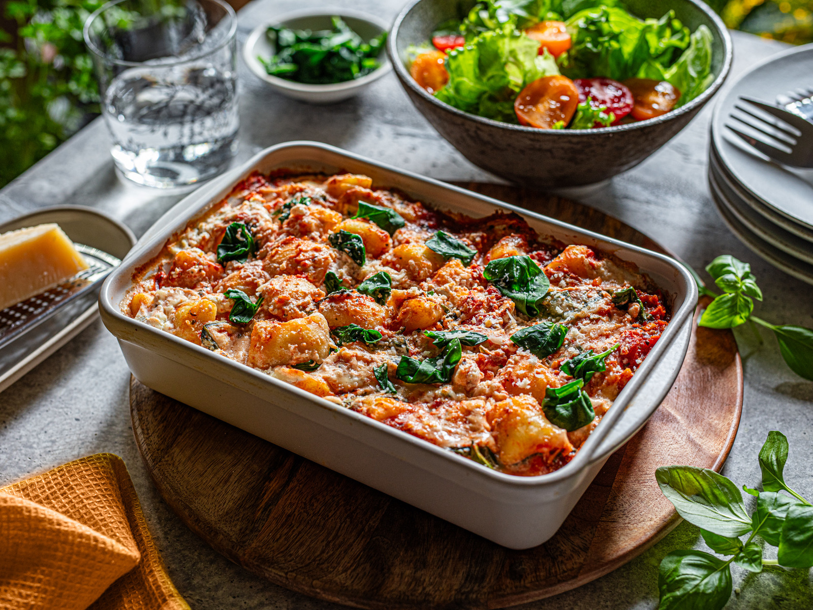 Zapečeni njoki sa ricottom i špinatom