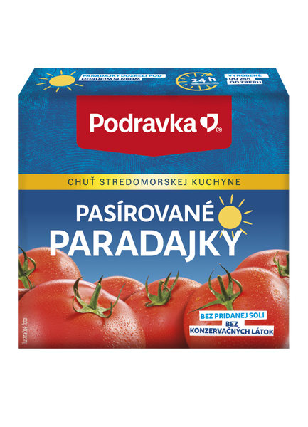 Pasírované paradajky