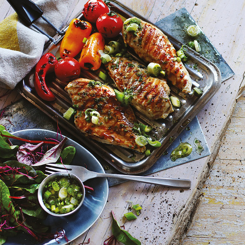 Grilovaná kuřecí prsa