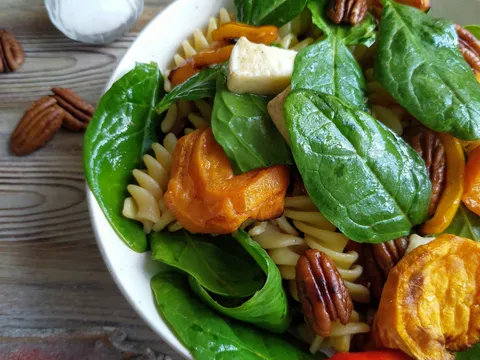 Sweet potato pasta salad