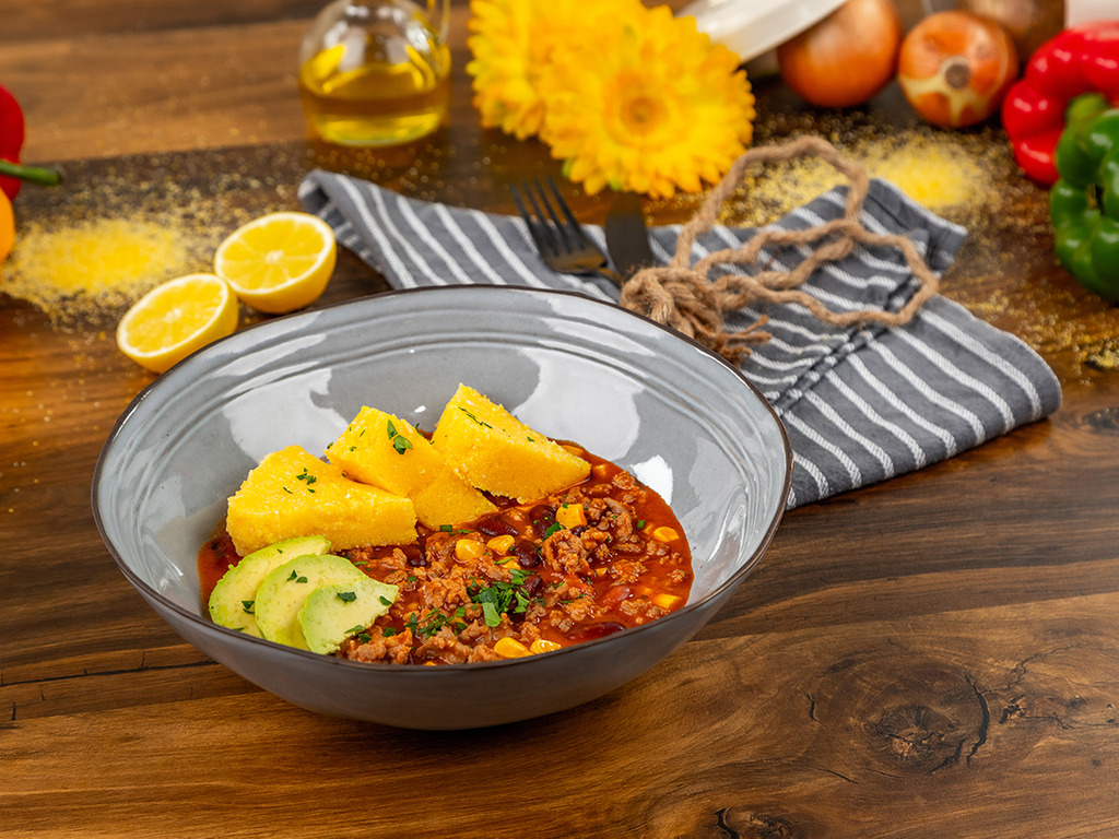 Chilli con carne s palentom