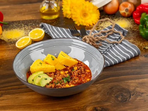 Chilli con carne s palentom 
