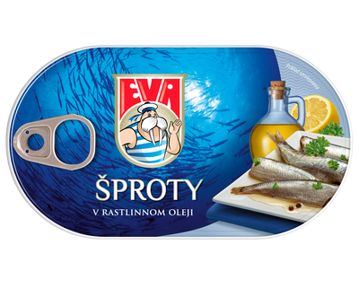 EVA Šproty v rastlinnom oleji