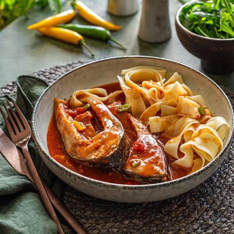 Fish paprikash
