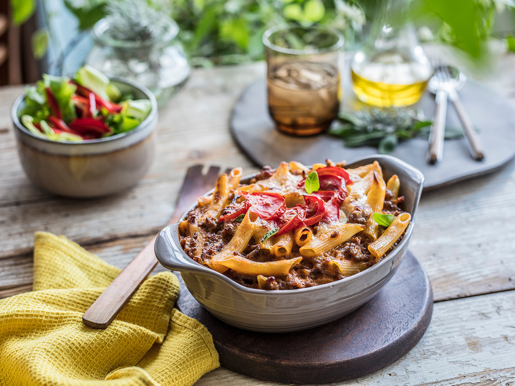 Tjestenina bolognese iz pećnice