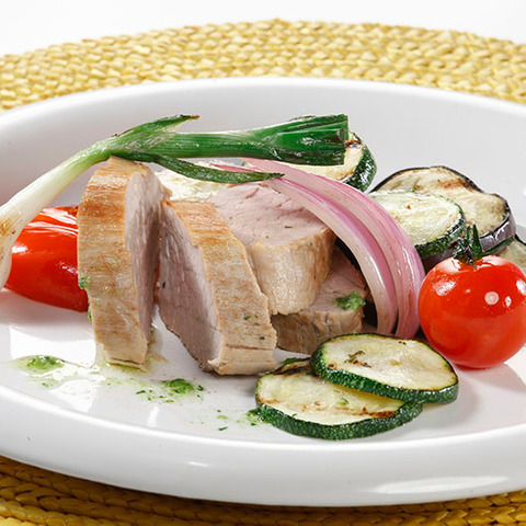 Svinjska ribica v česnovi marinadi