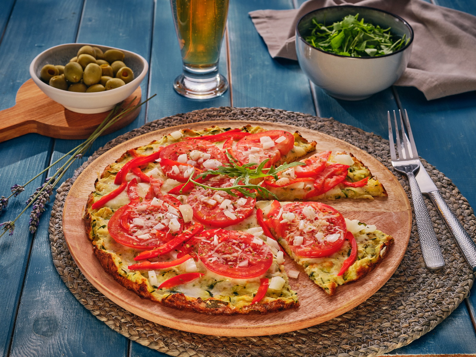 Zucchizza (pizza with zucchini crust) ♥ Podravka