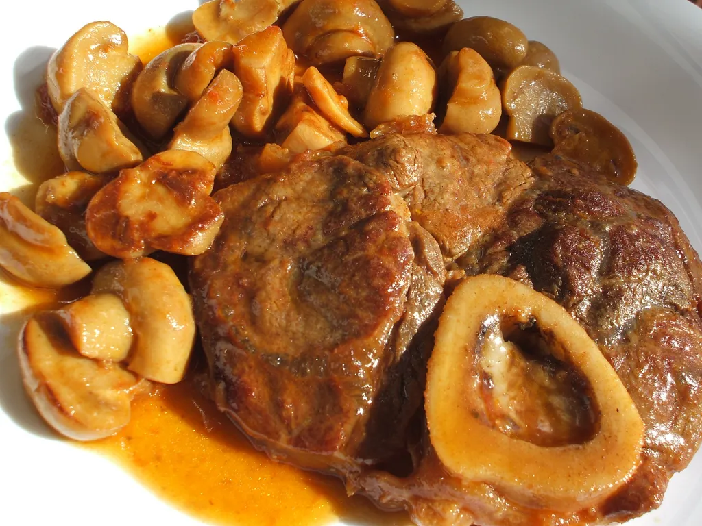 Osso buco sa šampinjonima