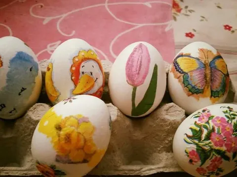 Decoupage jaja za Uskrs