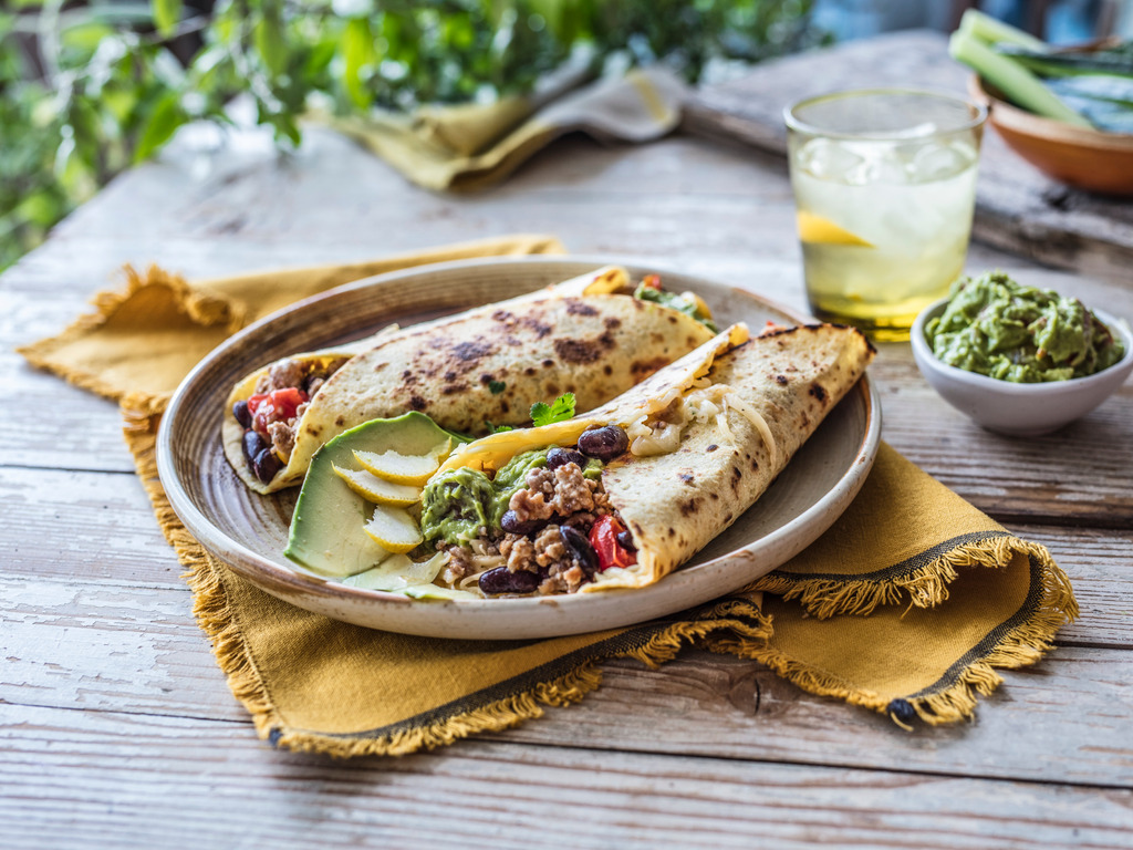 Pikantne enchiladas s mljevenim mesom