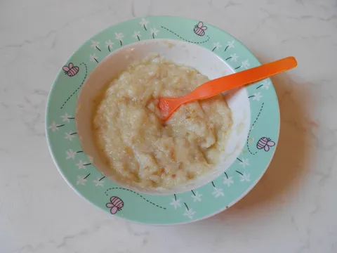 Kašica od šljive, kruške i prosa 6+