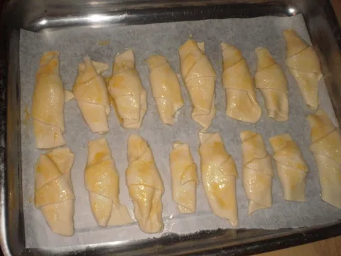 moje kiflice spremne za peć