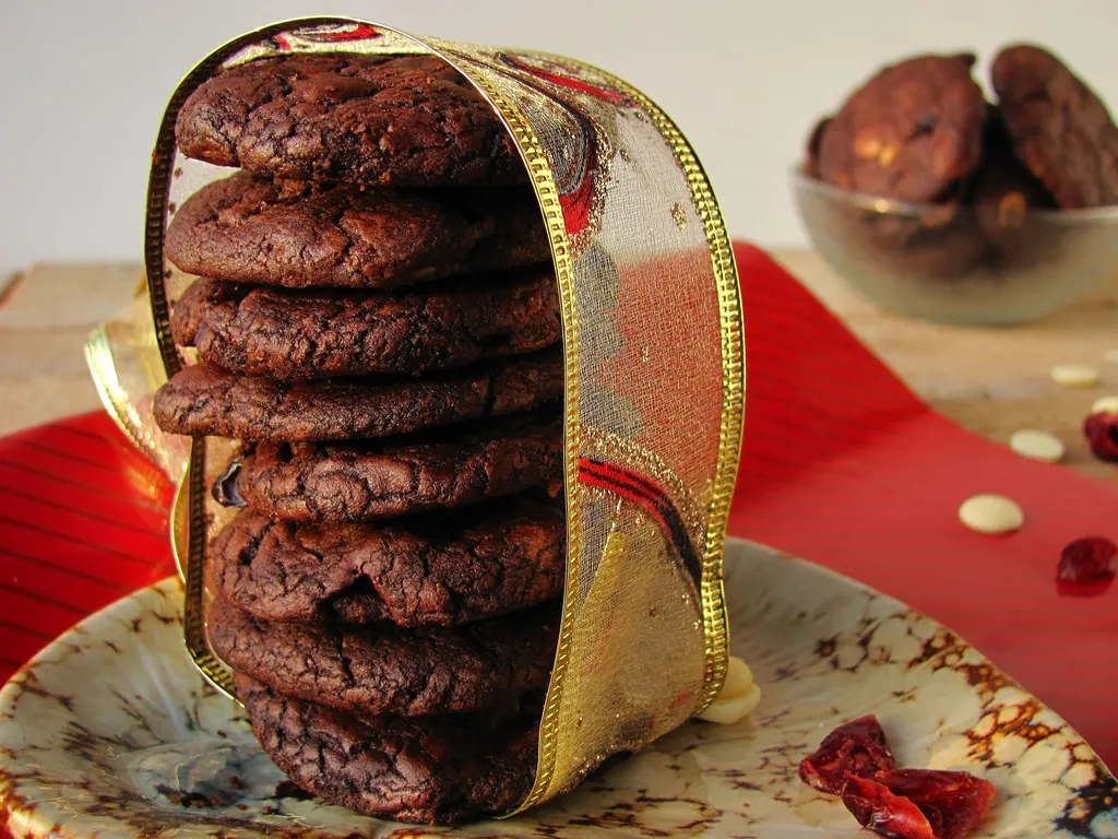 Triple choco cookies