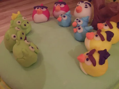 Angry birds torta