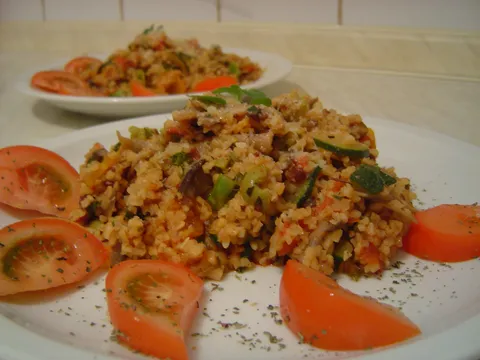 Bulgur &#8220;mediterano&#8221;