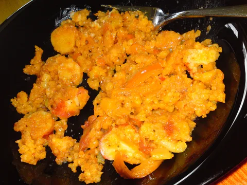 Povrtni cous-cous sa škampima