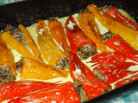 Paprike punjene divljom rizom