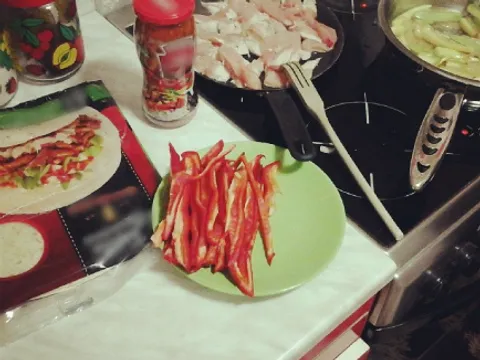 Fajitas de pollo