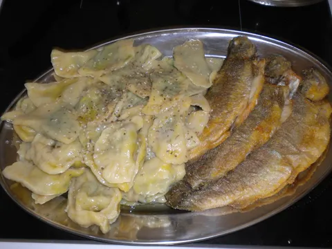Posni tortelini i pastrmka