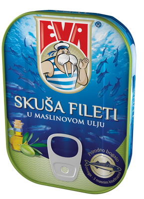 Skuša fileti u maslinovom ulju