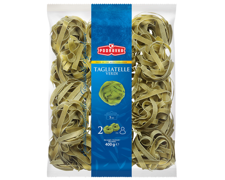 Tagliatelle špenátové