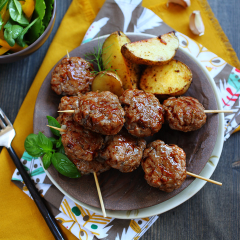 Mini karbanátky na špejli